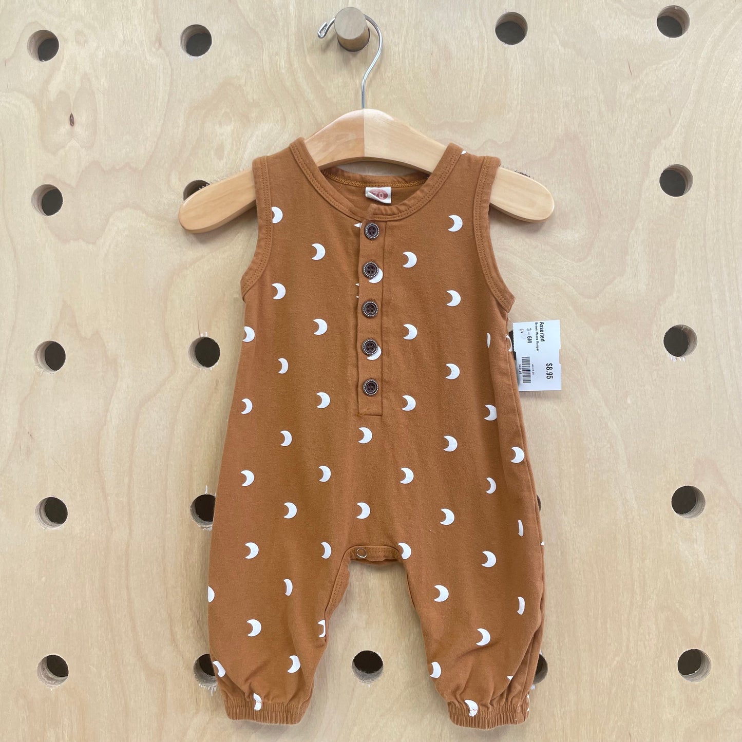 Brown Moons Romper