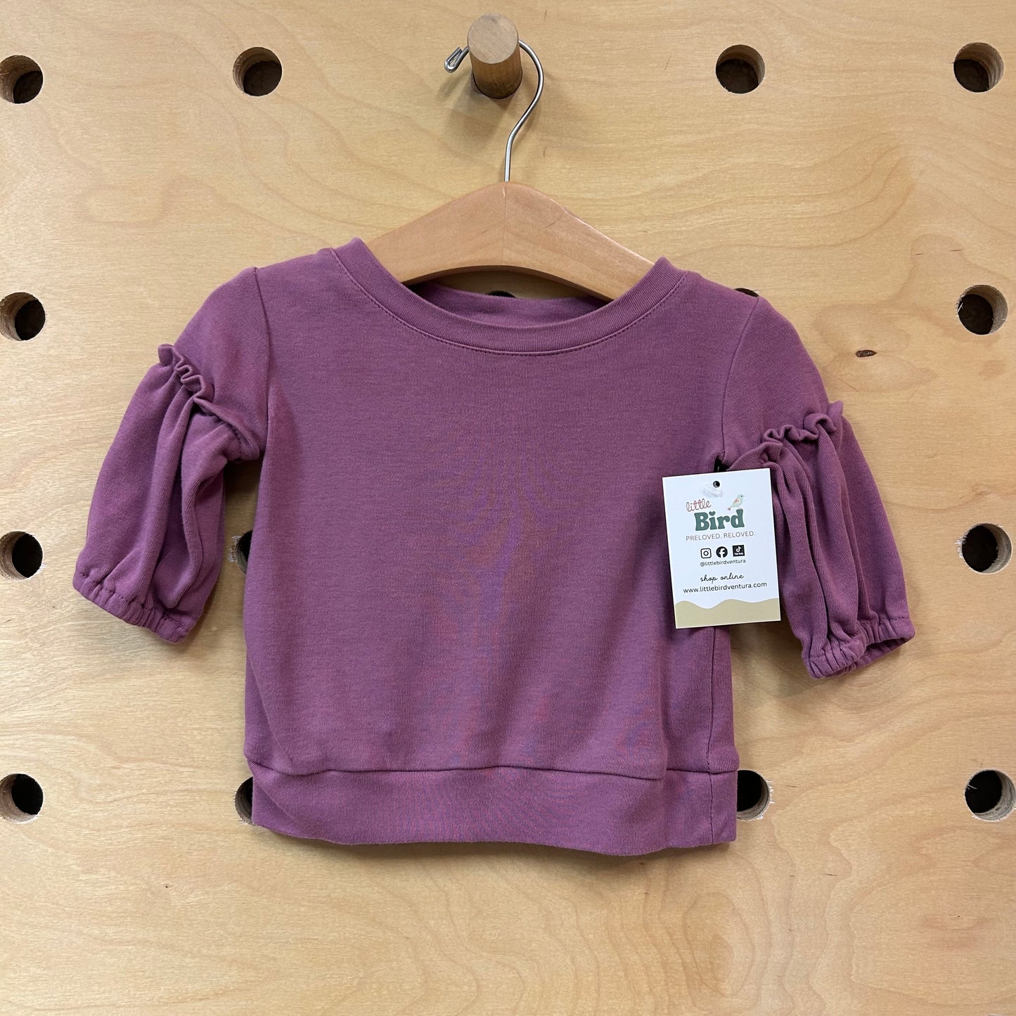 Purple Organic Sweatshirt