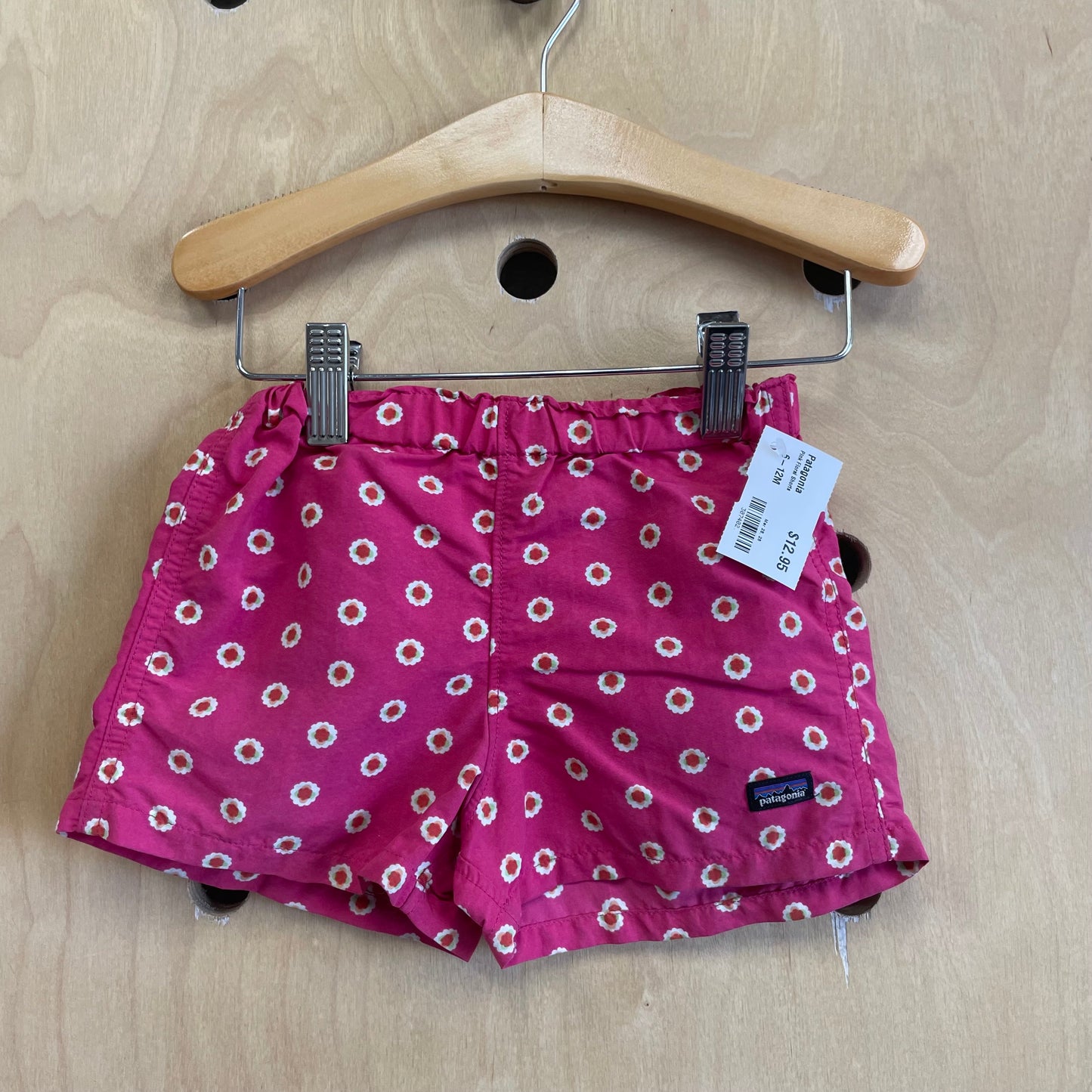 Pink Floral Shorts