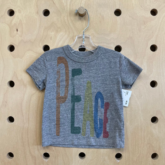 Grey Peace Tee