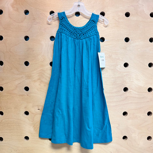 Green Crochet Neck Dress NEW!