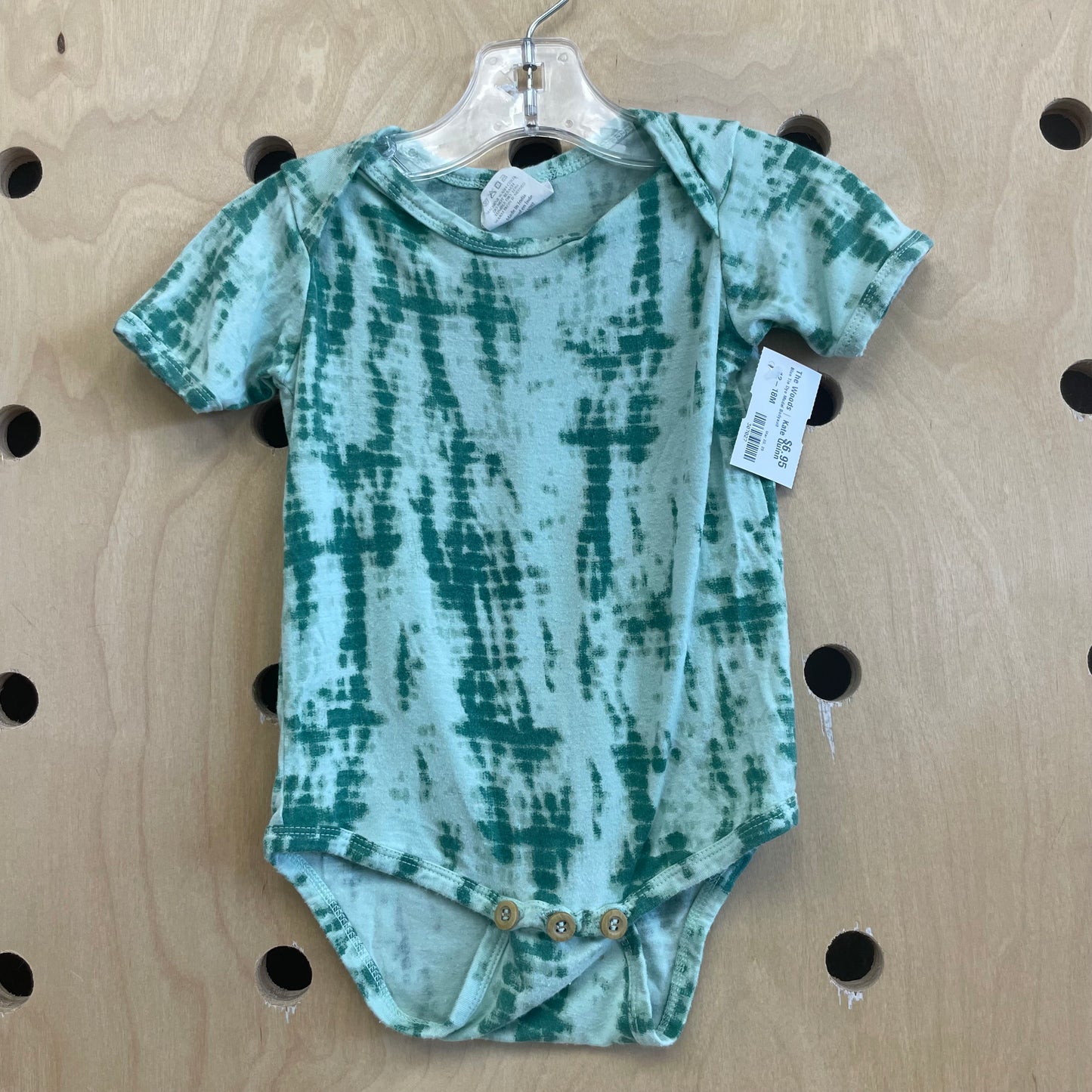 Blue Tie Dye Modal Bodysuit