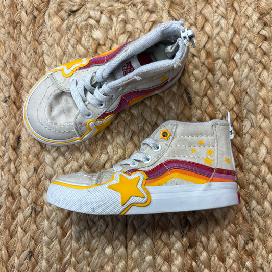 Rainbow Star Zip Sk8 Hi-Tops