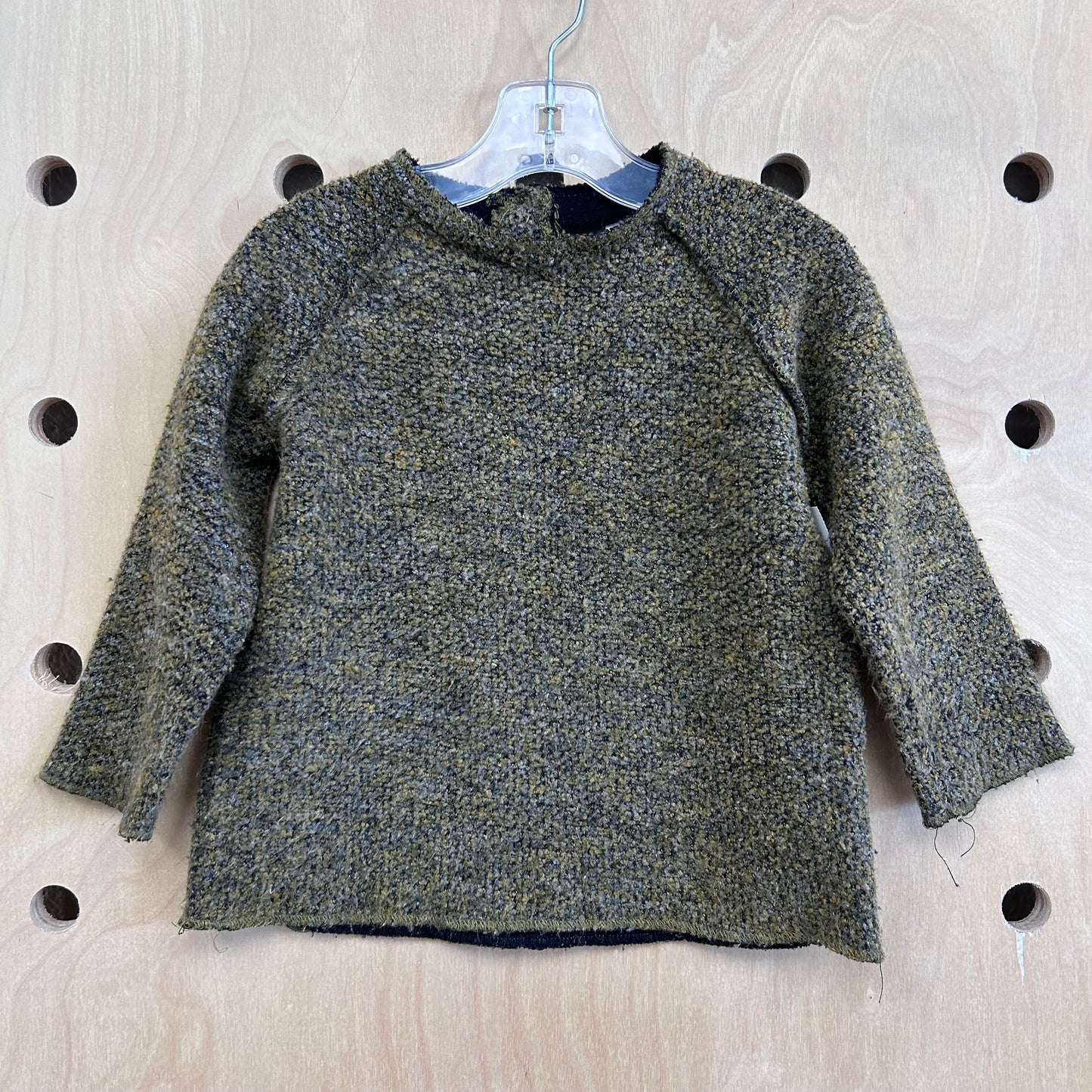 Olive Elbow Patch Sweater