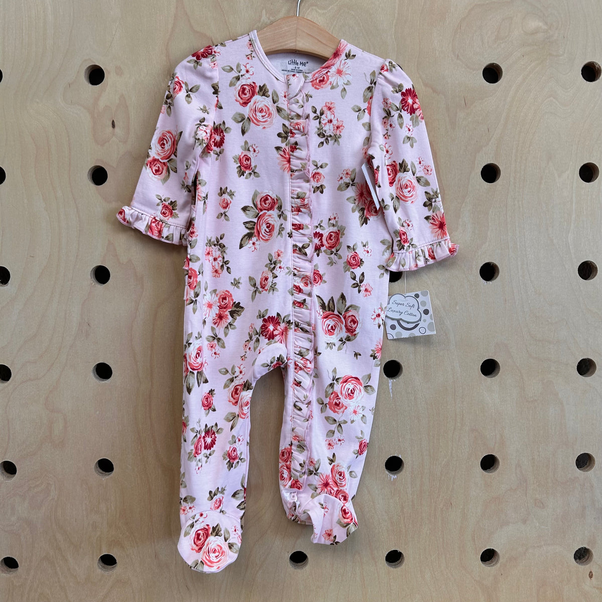 Pink Floral Ruffle Zippy NEW!