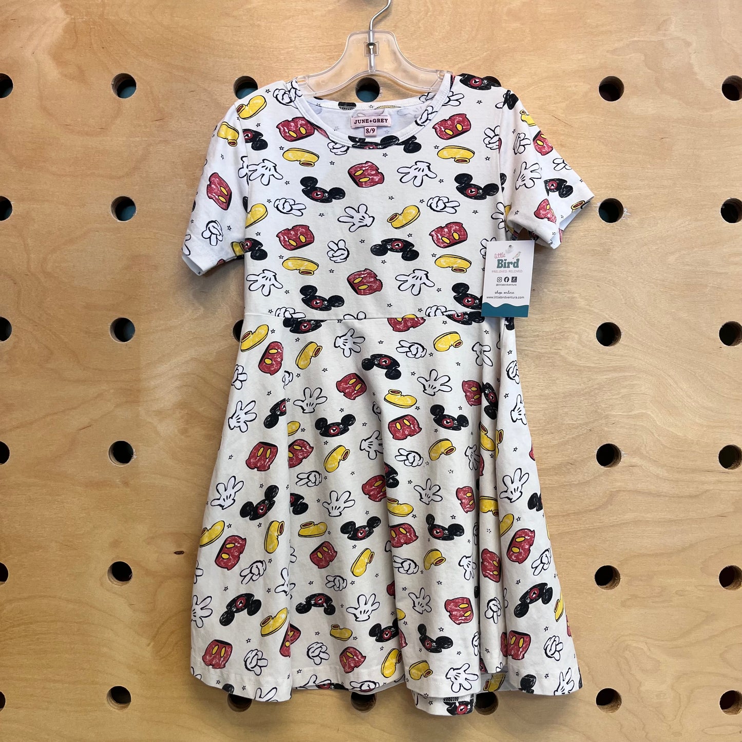 Yellow Mickey Dress