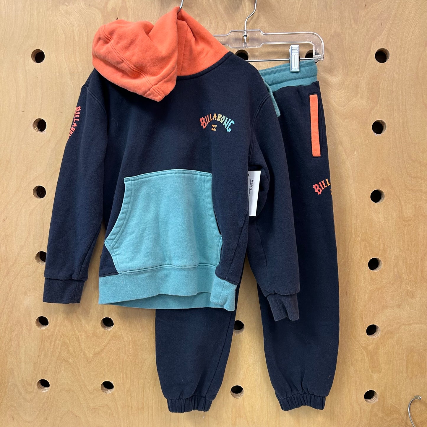 Colorblock Hoodie & Joggers Set