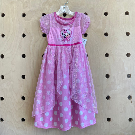 Pink Sparkle Tulle Minnie Nightgown