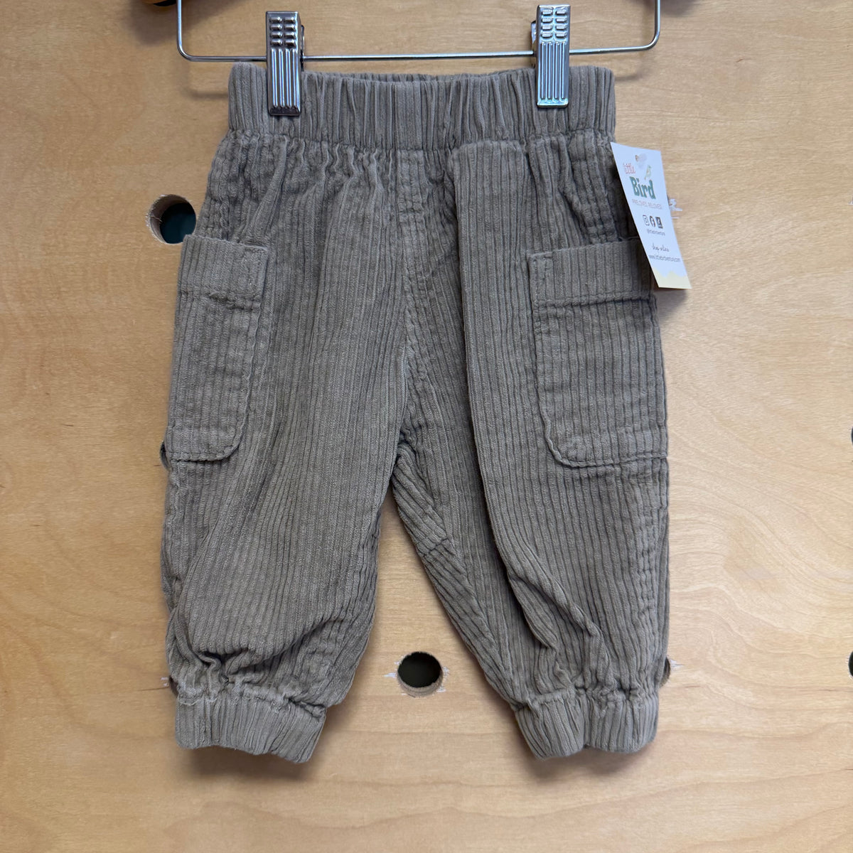 Taupe Ribbed Joggers