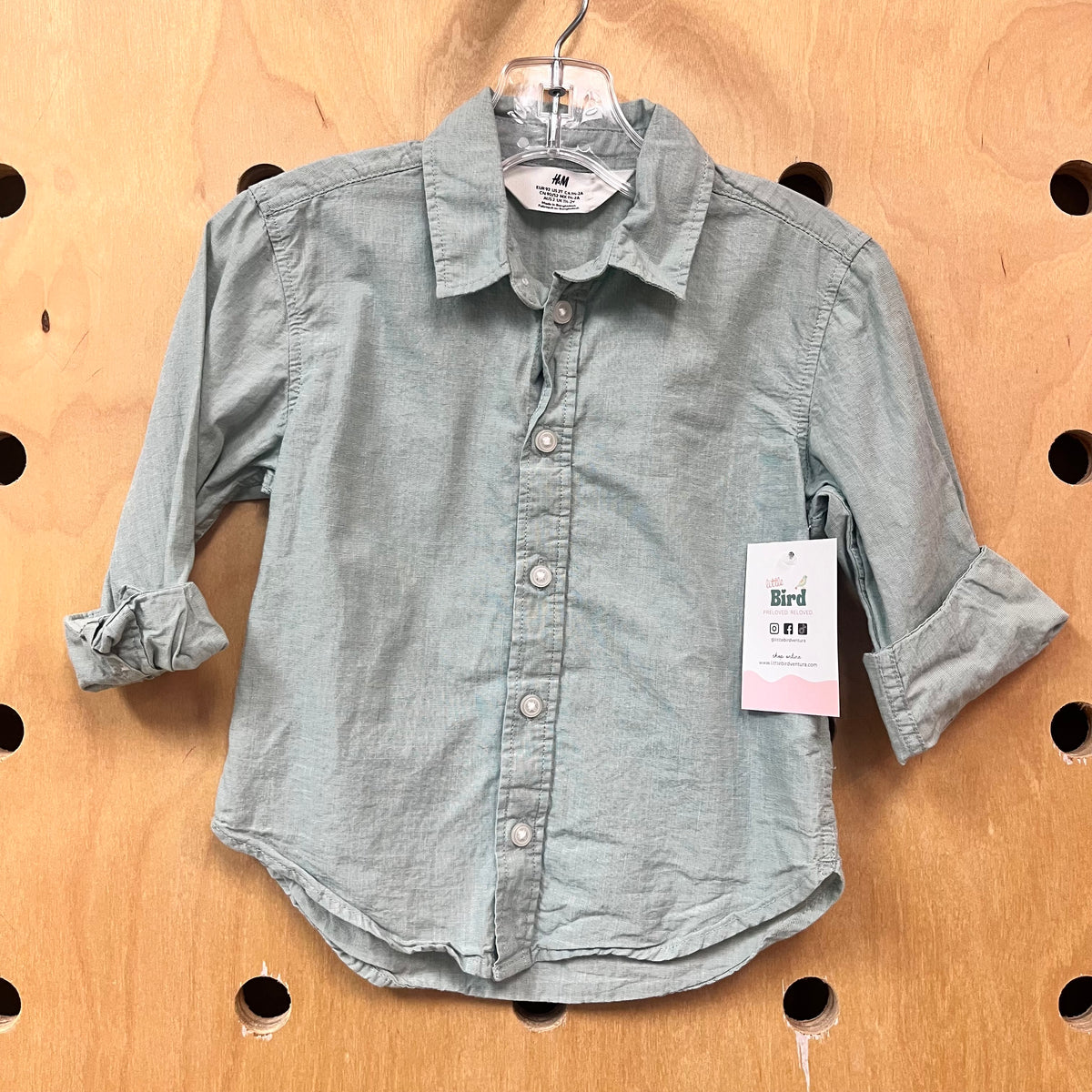 Blue Button Up Shirt