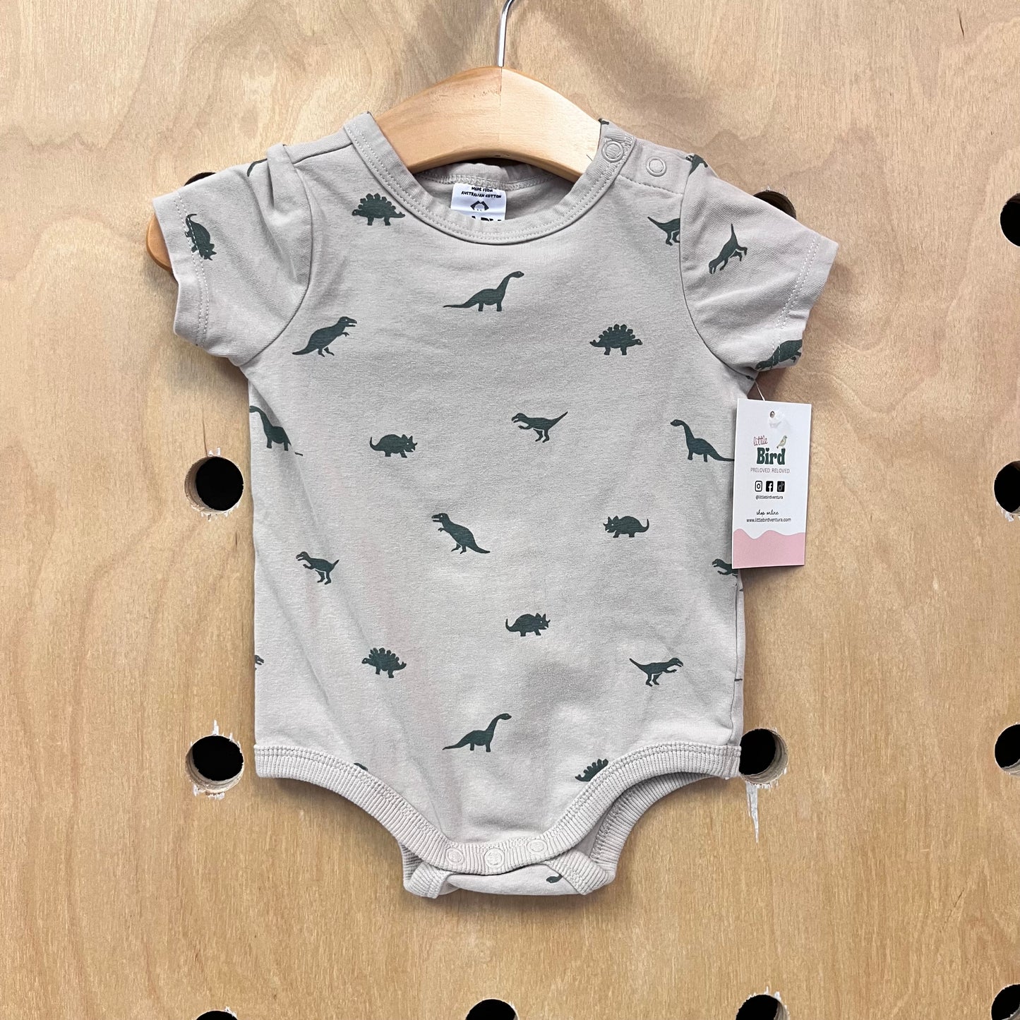 Beige Dinos Bodysuit