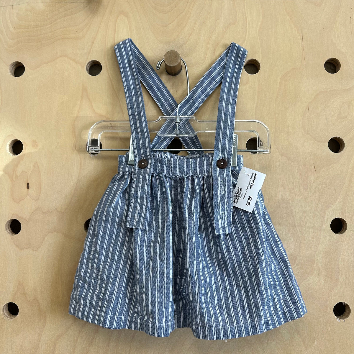 Chambray Striped Jumper + Bloomers