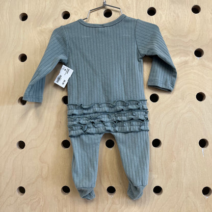 Blue Ribbed Footies