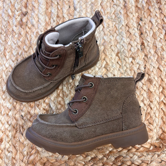 Brown Suede Ankle Boots