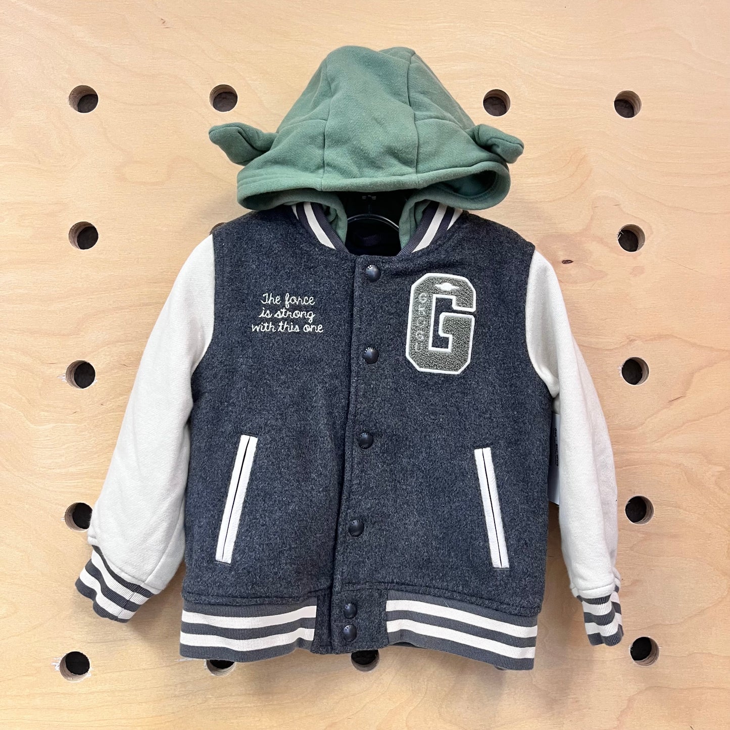 Yoda Hood Varsity Jacket