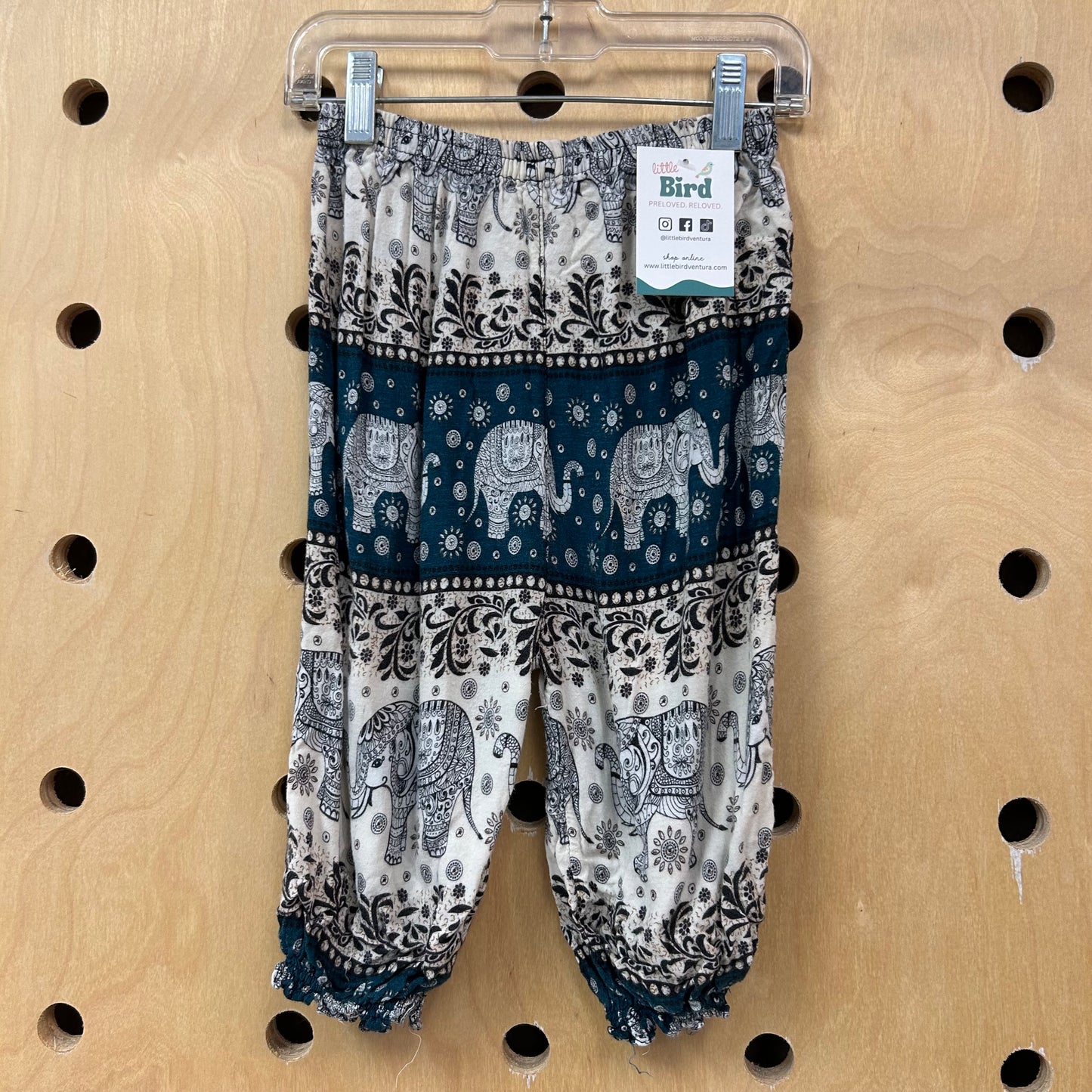 Paisley Elephant Flowy Joggers