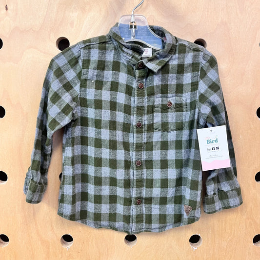 Green Plaid Flannel