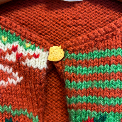 Rust Farm Knit Sweater