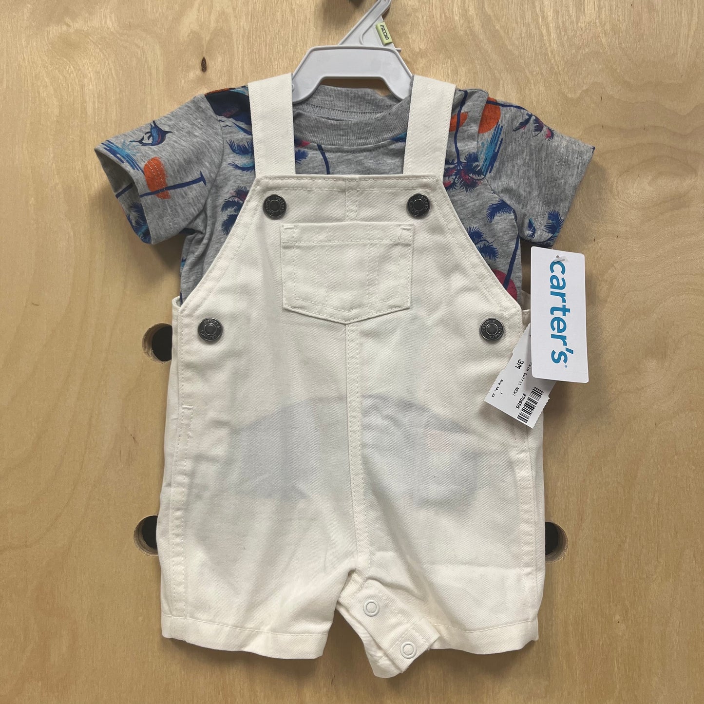 Cream 2pc. Palm Outfit NEW!
