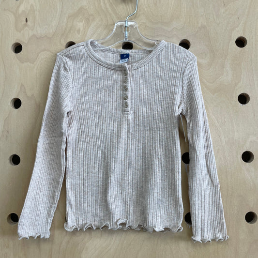 Tan Ribbed Top