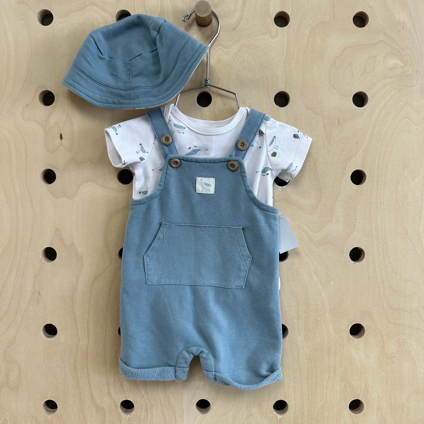Blue 3pc. Seagull Outfit w/ Hat