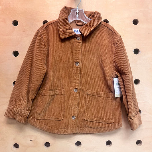 Brown Cord Button Up Shirt
