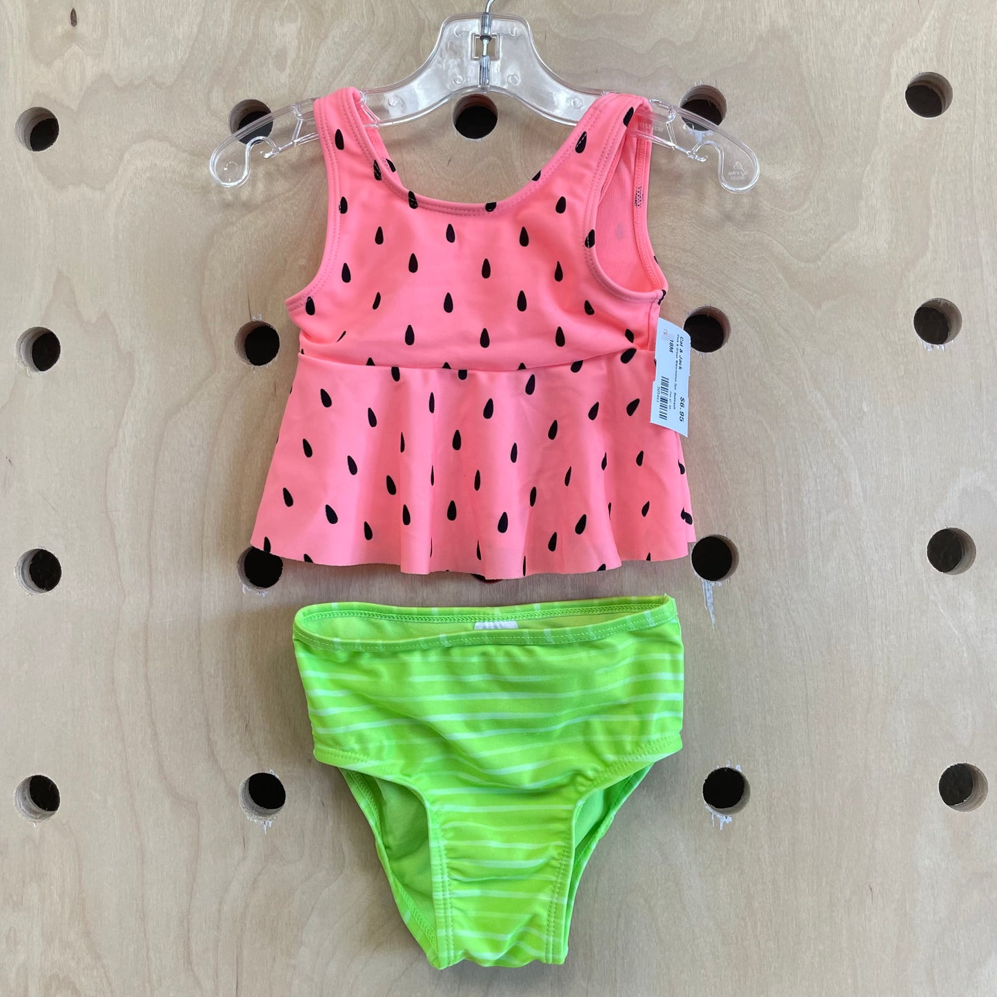 Pink & Green Watermelon 2pc. Swimsuit