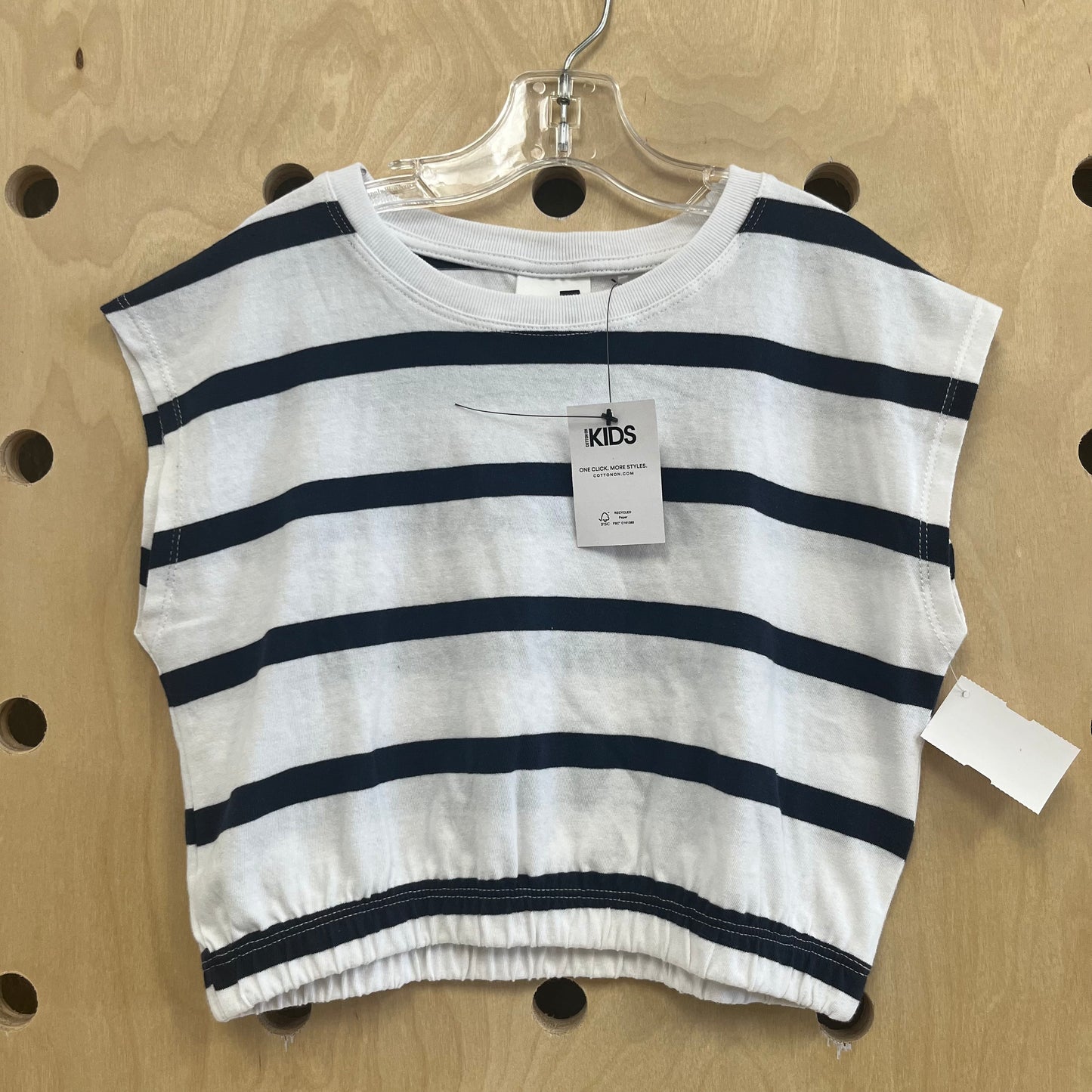 Blue Striped Crop Tee NEW!
