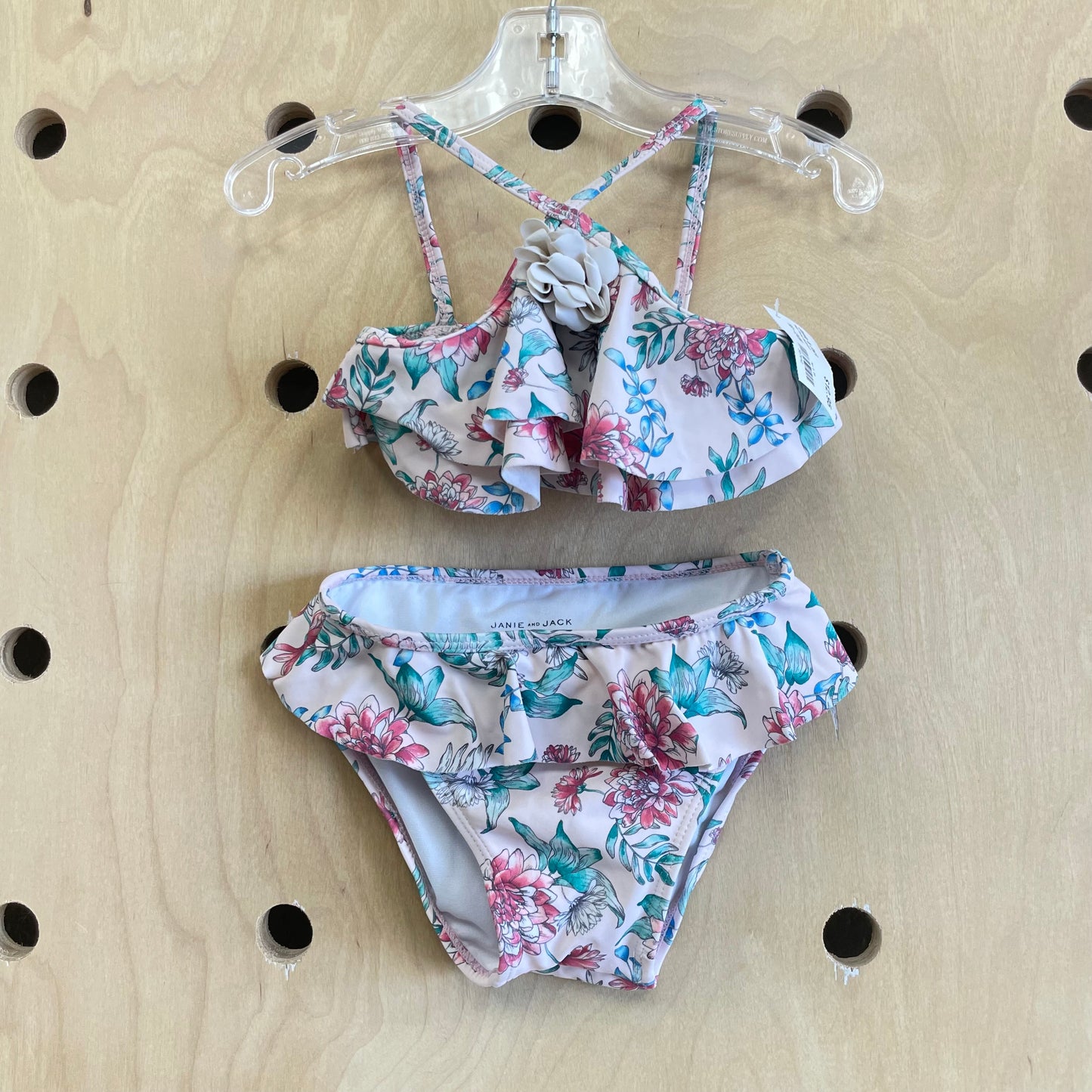 Pink Floral Swimsuit