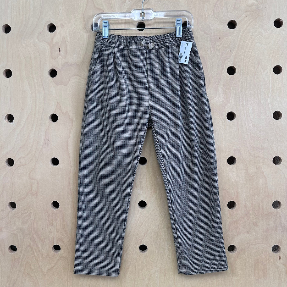 Brown + Black Plaid Pants