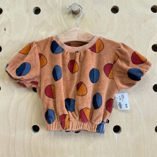 Rust Circles Terry Top