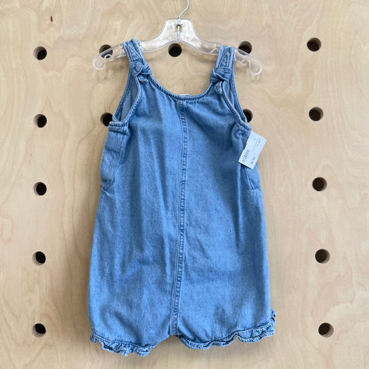 Denim Side Snap Romper
