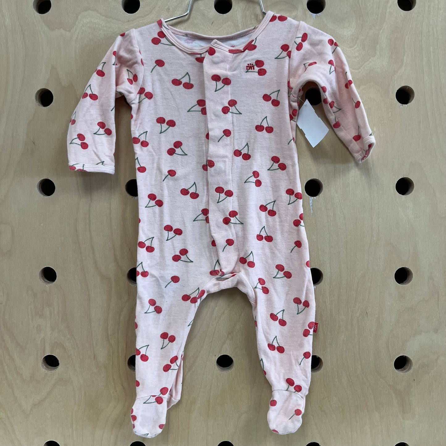 Pink Floral Magnetic Romper