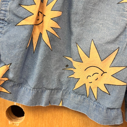 Blue Happy Suns Swim Shorts