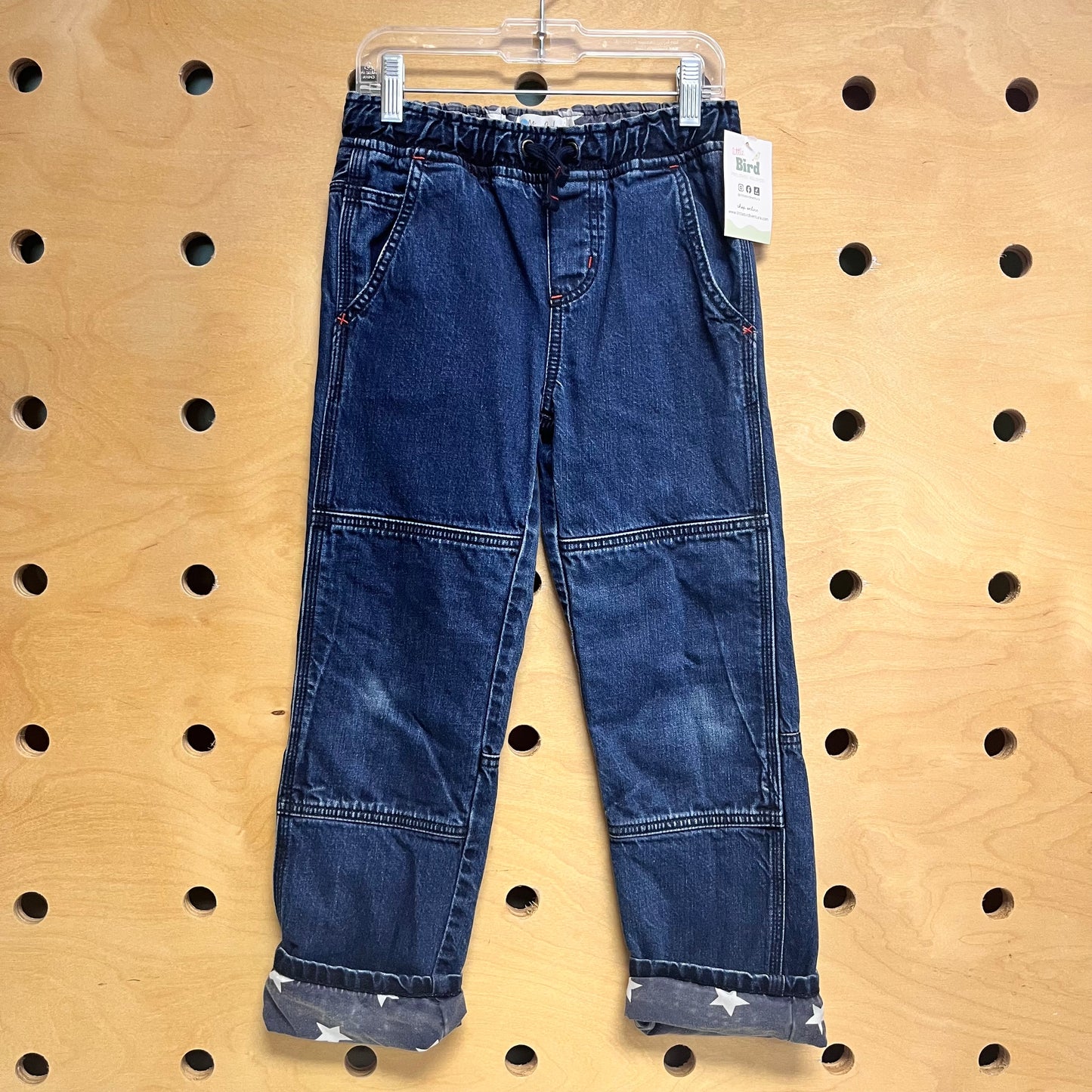 Stars Inner Lining Denim Pants