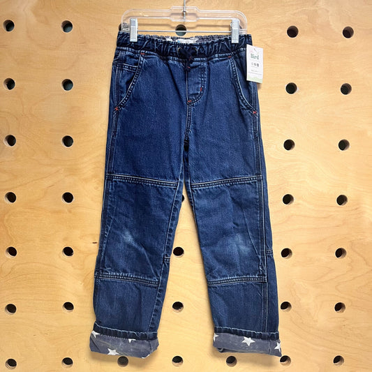 Stars Inner Lining Denim Pants