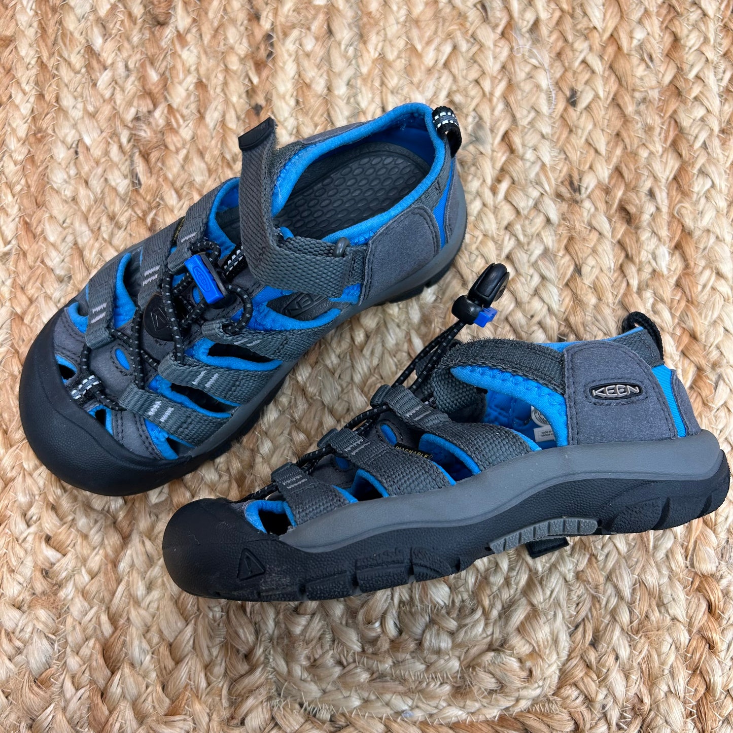 Grey & Blue Newport Sandals