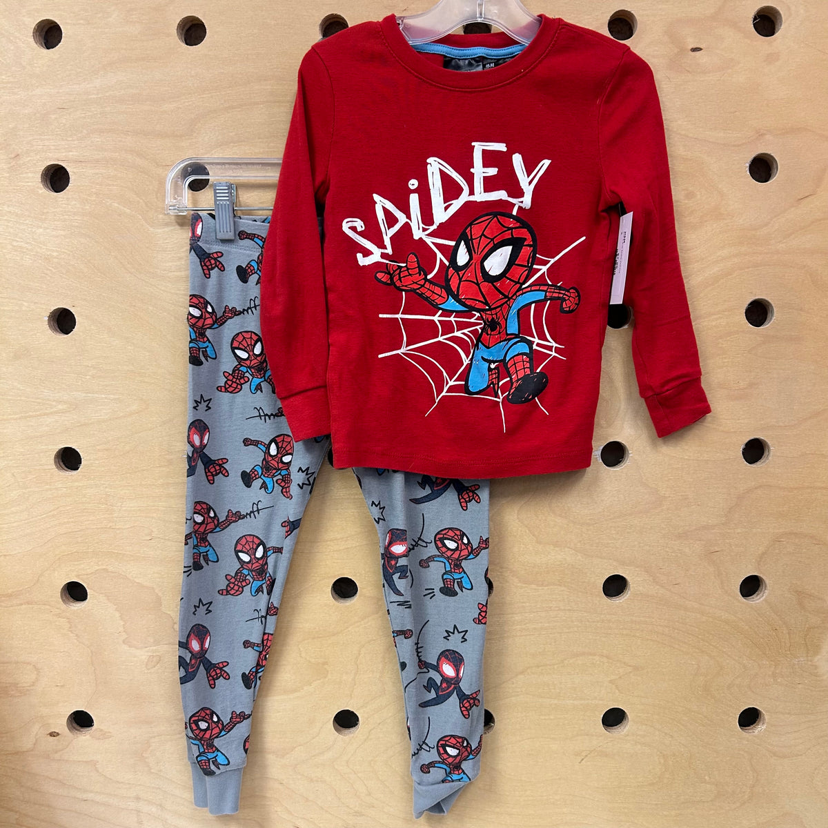 Red & Grey Spidey Pajamas