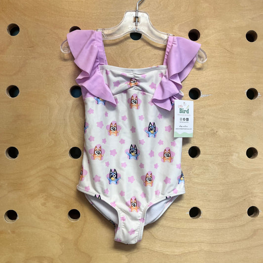 Pink/White Bluey Swimsuit