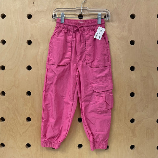 Pink Cargo Quick Dry Joggers