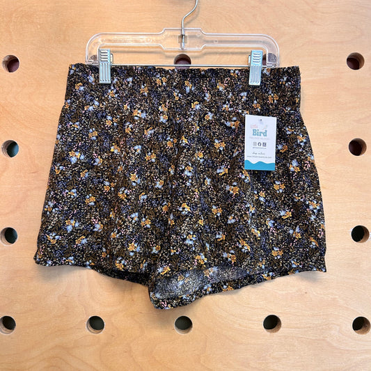 Smocked Waist Floral Shorts