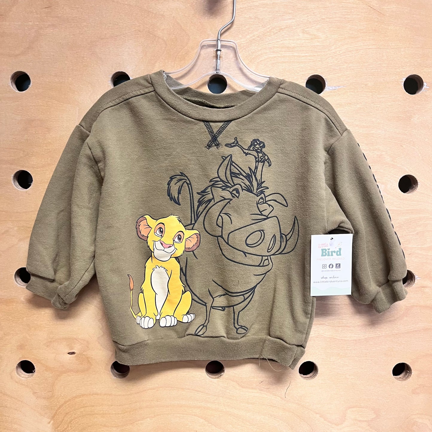 Green Simba + Pumba Sweatshirt