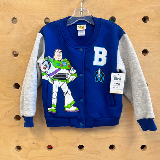 Blue Buzz Lightyear Letterman Jacket