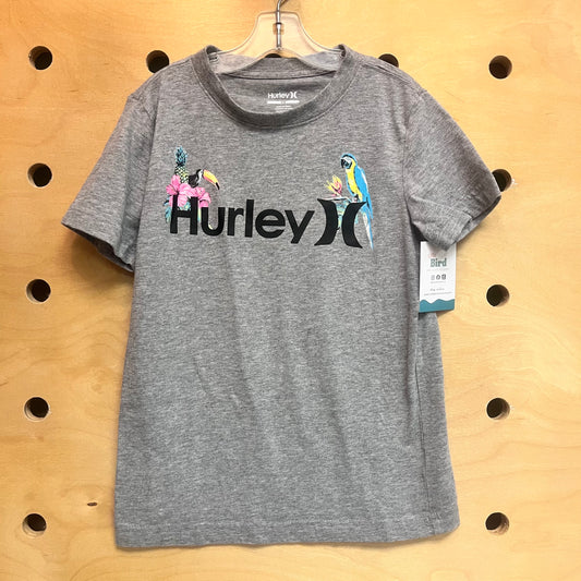Grey Tropical Parrots Tee