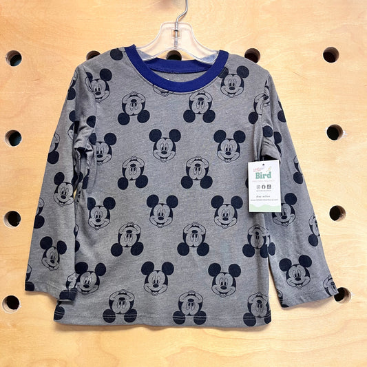 Grey/Black Mickey LS