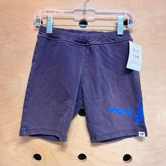 Grey/Blue Eagle Shorts