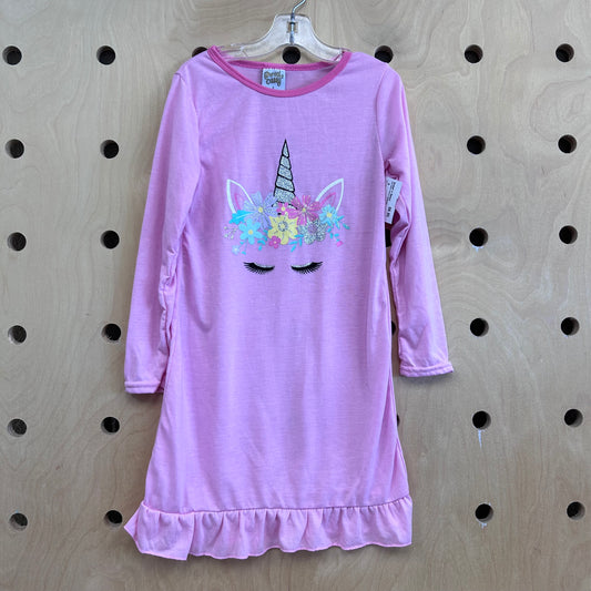 Pink Glitter Unicorn Nightgown