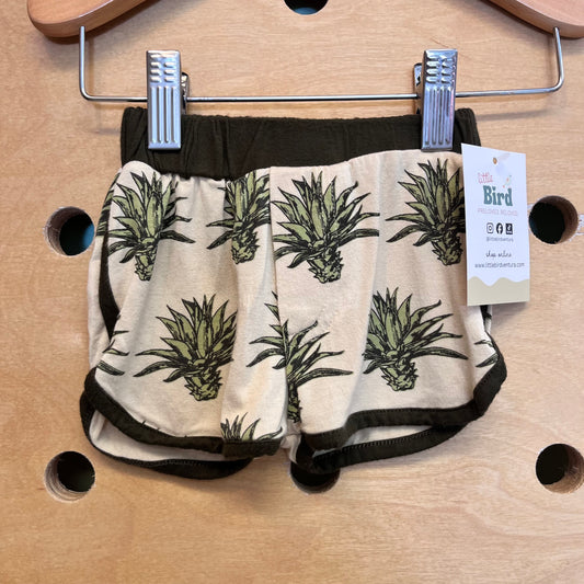 Tan/Green Aloe Shorts