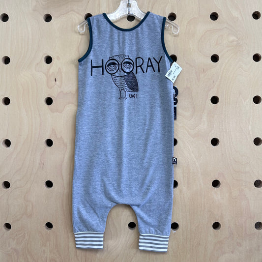 Grey Hooray Owl Romperr NEW!