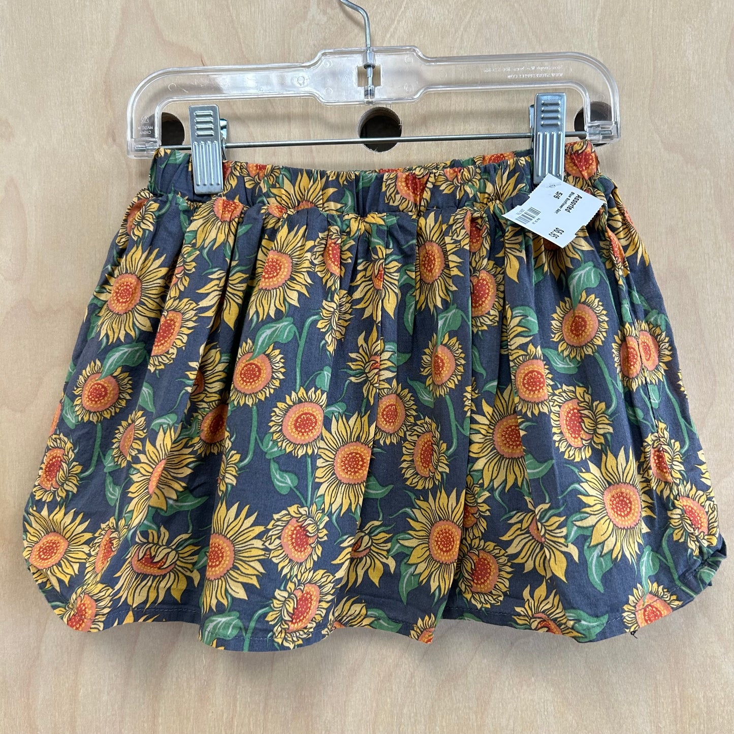 Blue Sunflower Skirt